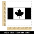thumbnail image 2 of Canada Country Flag Self-Inking Rubber Stamp Ink Stamper - Red Ink - Large 1-1/2 Inch, 2 of 7