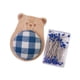 thumbnail image 4 of Alfiletero con base de madera de 100 alfileres, accesorios para herramientas de costura para el hogar Set C, 4 of 9
