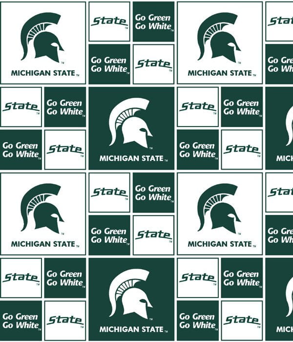 Michigan State University Fabric Fine Cotton Classic Geometric Design Sold By The Yard Walmart Com Michigan State University Fabric Fine Cotton Classic Geometric Design Sold By The Yard Walmart Com
