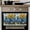 SteelBlue Yellow LightBLue, variant on Blue Truck Yellow Sunflower 1 Pack Kitchen Towel, Water Absorbent Dish Towel, Teal Plaid Vintage Summer Decorative Hand Towels - Quick Drying Cloth for Cooking Baking, 18x28 Inch