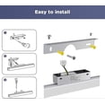 thumbnail image 5 of LED Mirror Light 40CM, Bathroom Wall Light 700LM 8W 6000K Mirror Light for Bathroom LED Mirror IP44 LED Wall Light Modern Bathroom Light Neutral White, 5 of 5