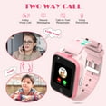 thumbnail image 5 of CJC 4G Kids Smart Watch Phone, Touch Screen Smartwatch with Dual Camera, GPS, WiFi, Video Voice, SOS, Classroom Mode, Digital Wrist Watch Support SIM, Pink, 5 of 7