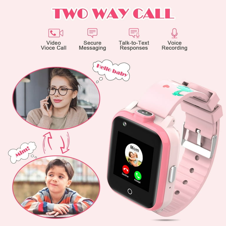 CJC 4G Smart Watch for Kids, Smartwatch Phone with GPS, SOS, WiFi, HD  Camera, Video & Voice Call, Music, Touch Screen, Birthday Xmas Gifts for  3-12