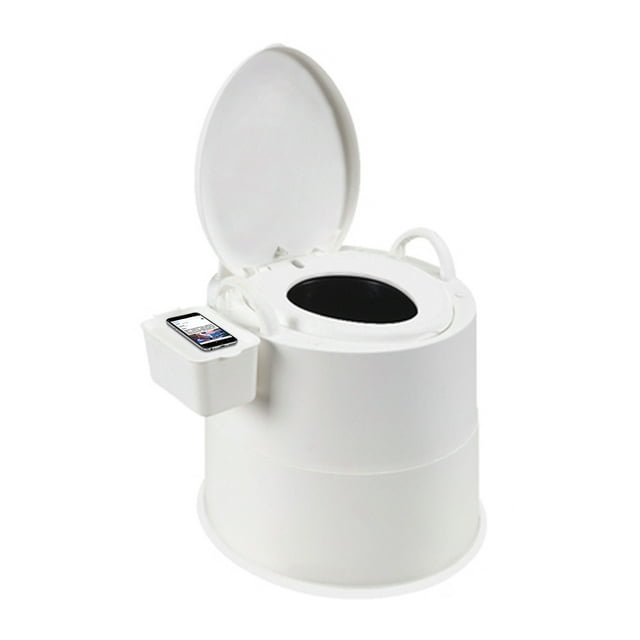 5 Gallon Portable Camping Bucket Toilet Seat Travel Potty Mobile