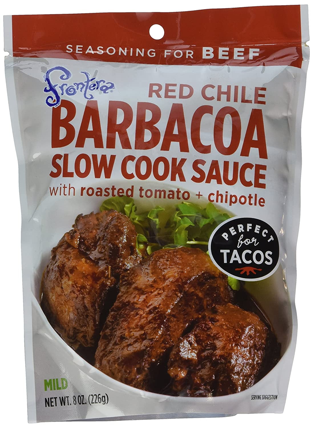 Frontera Red Chile Barbacoa Slow Cook Sauce, 8 Fluid Ounces Pack of 3