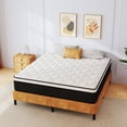 thumbnail image 7 of 12-inch Twin Memory Foam & Spring Hybrid Mattress, Medium Firmness, Lumbar Support. Suitable for Home Bedrooms and Hotel Rooms. Compressed in a Box., 7 of 7