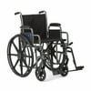 Excel 1000 Wheelchairs - Removable Desk-Length Arms, 18", Swingaway Footrests