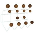 thumbnail image 2 of Modway Gumball Mid-Century Wall-Mounted Coat Rack in Caramel, 2 of 3