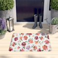 thumbnail image 2 of Pioneer Flower Floral Print Flannel Non Slip Door Rugs,Washable Door Mats Indoor,Decorative Door Mats,Dirt-Resistant and Absorbent Doormat for Entrance,Bedroom,Kitchen,Bathroom,23.5"x16", 2 of 5