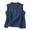 Blue, variant on Womens Cotton Linen Button down Shirts Slim Fit Casual Summer Sleeveless Blouses Business Casual V Neck Plain Tank Tops by Awwp Black L