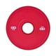 thumbnail image 3 of Disco de pesas Fitness Change para levantamiento de pesas, microcarga, de goma y acero, universal, para entrenamiento con barra, para principiantes. 25 kg Rojo, 3 of 8