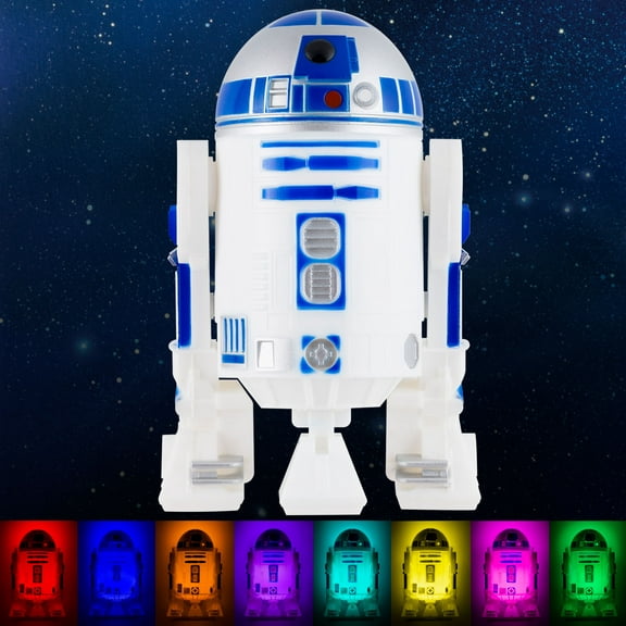 Star Wars R2-D2 Color Changing LED Night Light, Dusk-to-Dawn, 43669