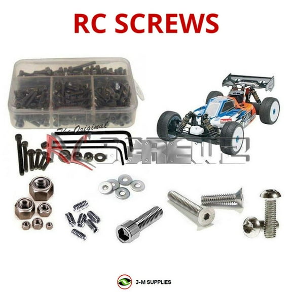 RCScrewZ Stainless Steel Screw Kit ass044 for Associated RC8.2/Factory Team RC Car | SET