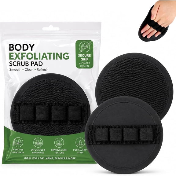 No Pain Exfoliating Bath Scrubber Glove, Soft Rubber Shower for Remove Dead All Kinds of Skin
