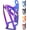 Purple-Blue, variant on ROCKBROS Bike Water Bottle Holder Ultra-Light Bicycle Bottle Cages with Screws Tool, Universal Bike Cup Holder Rack for Road MTB Bikes