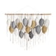 thumbnail image 1 of Tapiz de macramé para colgar en la pared, decoración de pared, tapiz de hojas, adorno nórdico, idea de regalo con borlas 21 hojas, 1 of 9