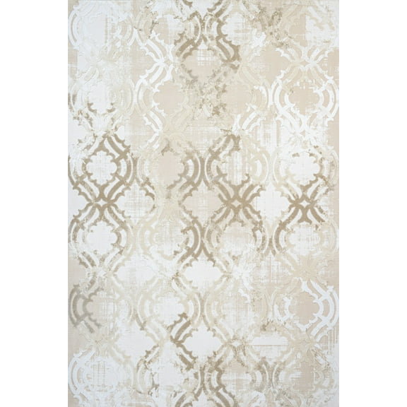 Cream Geometric Area Rugs for Living Room Washable Rugs Boho Moroccan Area Rug Soft Neutral Geometric Bohemian Carpet Distressed Indoor Rug for Bedroom Dining Room Office Foldable Nonslip Rug