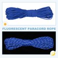 thumbnail image 4 of Cuerda Paracord Reflectante Uxcell, Cuerda Paracord Fluorescente Guyline para Camping, Senderismo y Pesca Azul Zafiro 98 pies, 4 of 7