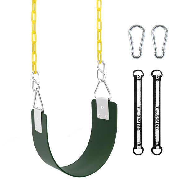 Asiento giratorio GAMKII con anillo triangular de metal y cadenas de 168 cm