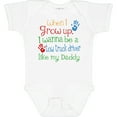 thumbnail image 3 of Inktastic Tow Truck Driver Like Daddy Boys or Girls Baby Bodysuit, 3 of 5