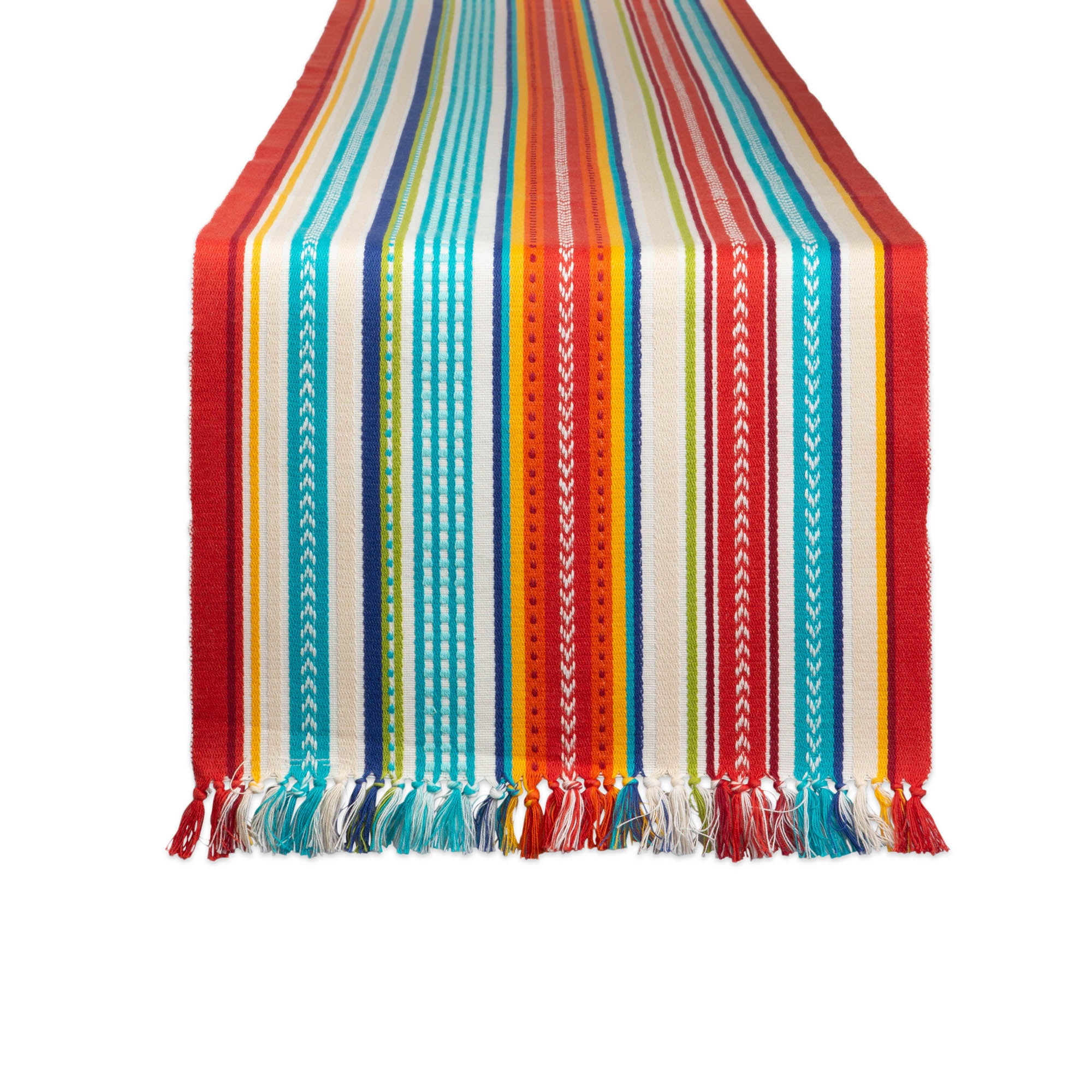 Everyday Table Runner for Dinner Parties Events Tidal Stripe Décor 13x72 DII CAMZ11185 100% Cotton Machine Washable Everyday Table Runner for Dinner Parties Events Tidal Stripe Décor 13x72 DII CAMZ11185 100% Cotton Machine Washable