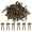 Bronze, variant on FXMLRLK 50 Pcs Brads for Paper Crafts Metal Round Brass Paper Fasteners for Craft Art Crafting DIY Supplies(3x6mm,White)