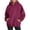 *3-Wine, variant on VBVC Women's Plus Size Windproof Hoodie,Ladies Lightweight Pullover with Pocket,Warm Breathable Coat For Women,Beige,Size XL