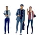 thumbnail image 3 of 3 figuras de personas a escala 1/64, minifiguras de hombre de negocios y secretaria para escenas en miniatura Blanco gris y rosa, 3 of 9