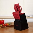 thumbnail image 3 of Hecef Knife Set, 13-Piece Satin-finished Sharp and Rust-Proof Kitchen Knife Set with Sharpener, 3 of 11