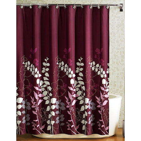 HomeTrends Ashdown Fabric Shower Curtain, 1 Each