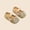 Rose Gold, variant on FSYBOA Girls Dress Shoes Size 5(Toddler), Soft Soled Hook and Loop Strap Non Slip Gifts Kids Flat Shoes Rose Gold
