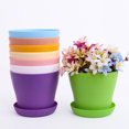 thumbnail image 1 of 5 Pcs Pots de Fleurs en Plastique pour Plantes, Intérieur Extérieur, 1 of 7
