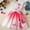 Pink, variant on Toddler Girl Dresses Flutter Sleeve Sundress Princess Dress A-Line Butterfly Dress for Girls Party Dress
