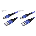thumbnail image 2 of Seitruly Micro Usb Kabel 3A Nylon Snel Opladen Usb Data Kabel Voor para tableta Android Mobiele Telefoon Usb oplaadkabel Azul Androide 2M 2Conjunto, 2 of 6