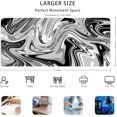 thumbnail image 4 of Fluid Marbled Design Mouse Pad Large Gaming Desk Mat for Keyboard and Mouse, 31.5x11.8in Mousepad with Stitched Edge and NonSlip Base, Perfect for Home Office and Gaming, 4 of 6