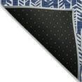 thumbnail image 3 of Addison Rugs Chantille Indoor/Outdoor Transitional Arrows Navy Washable Round Rug, 8' x 8', 3 of 6