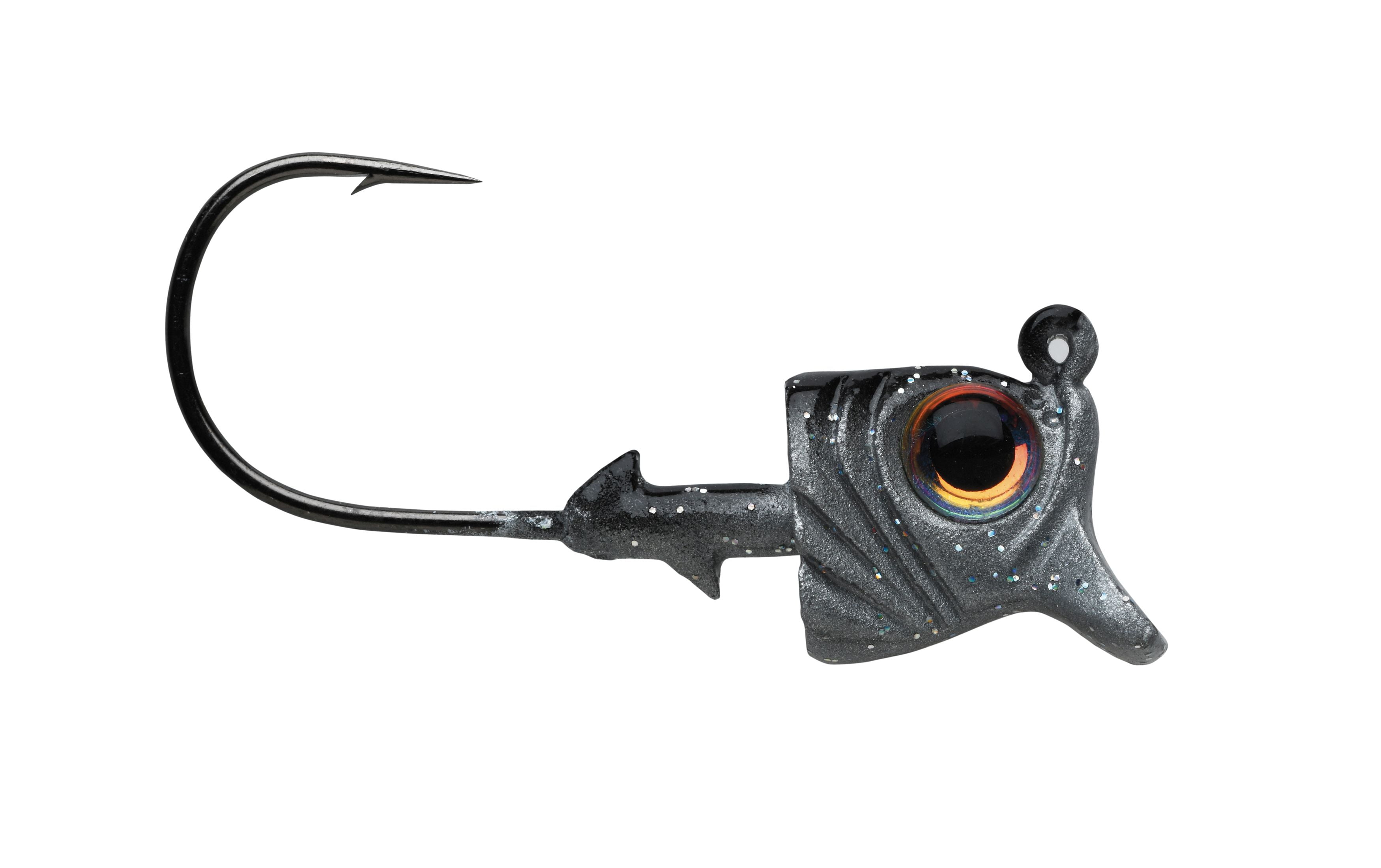 1st Gen Jaw Dropper Bass Leadheads GlmrShad 1/4OZ 3/0 4pk