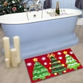 thumbnail image 2 of Christmas Doormat Winter Bath Rug Snowflak Mats Front Door Mat Decorative Non Slip Comfortable Mat Home Cashmeree Imitation Xmas Winter Holiday Floor Mat 16x23.6 Inch, 2 of 2