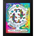 thumbnail image 2 of Dean Russo Collection 15x18 Black Modern Framed Museum Art Print Titled - Pisces, 2 of 5