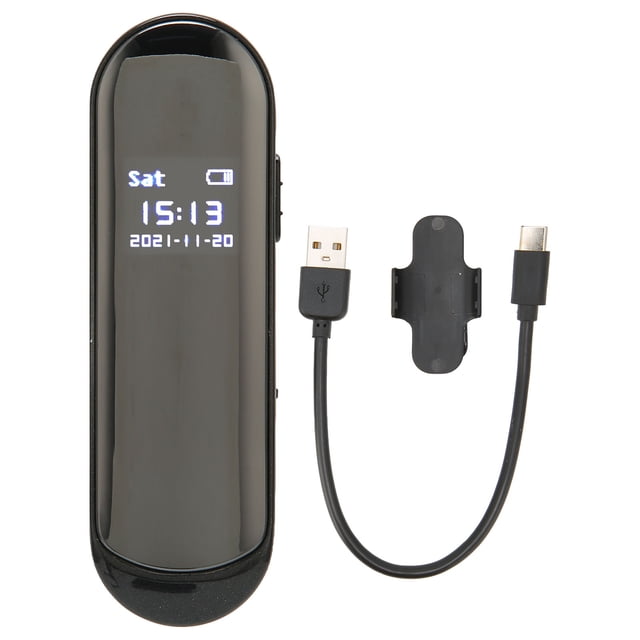 Mini grabadora de vídeo corporal HD 1080P, portátil, con Clip de bolsillo, cámara portátil, grabadora de vídeo con pantalla para el hogar y la Oficina