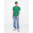 thumbnail image 2 of Camiseta de algodón suave GAP Everyday cuello redondo verde trébol M, 2 of 4