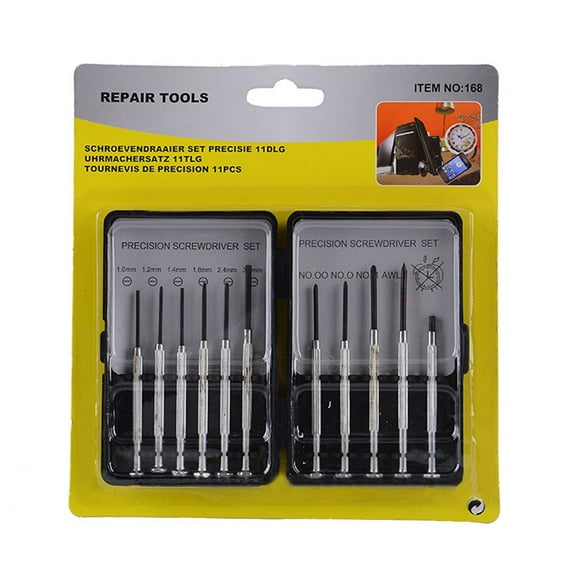 FACEGA 11 Pcs Precision Screwdriver Set for Watch Jewelry Glasses Electronic Small Screw
