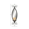 thumbnail image 3 of DecMode Brown Metal Wall Sconce, 3 of 11
