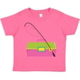 thumbnail image 3 of Inktastic Fishing Tackle Girls Girls Toddler T-Shirt, 3 of 5