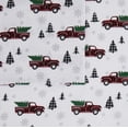 thumbnail image 2 of Truly Soft Holiday Truck Printed 100% Cotton Flannel 4-Piece King Sheet Set in Holiday Truck, Cotton , Adult, All Season, OEKO-TEX Certified, 2 of 6