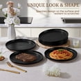 thumbnail image 5 of Vesteel Dinner Plates Set of 6, 10.2inch Ceramic Stoneware Sets for Home Restaurant, Large Dinnerware for Serving Steak, Pizza, Dishwasher & Microwave Safe, 5 of 8
