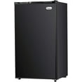 thumbnail image 3 of Impecca RC-1338K 19 Compact Refrigerator with 3.2 cu. ft. Capacity Reversible Door Glass Shelves and Mechanical Temperature Control in Black, 3 of 9