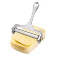 thumbnail image 5 of Cortadora de queso de metal, cortador de queso de alambre de espesor ajustable para quesos semiduros, cortadoras de queso de alambre resistente (plata), 5 of 5