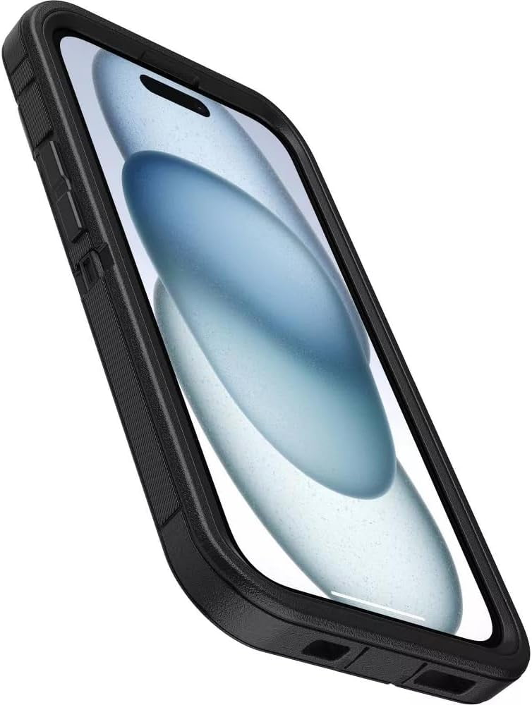 OtterBox iPhone 15, iPhone 14, & iPhone 13 (Only) - Defender Series Pro Case - Black - Case Only - Rugged & Durable - with Port Protection