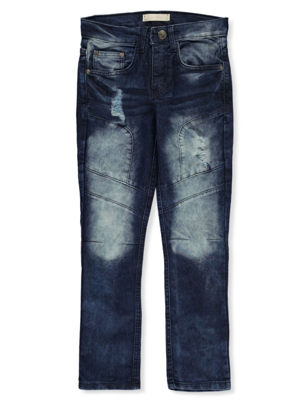 GS-115 Boys' Moto Jeans - dark blue, 12 